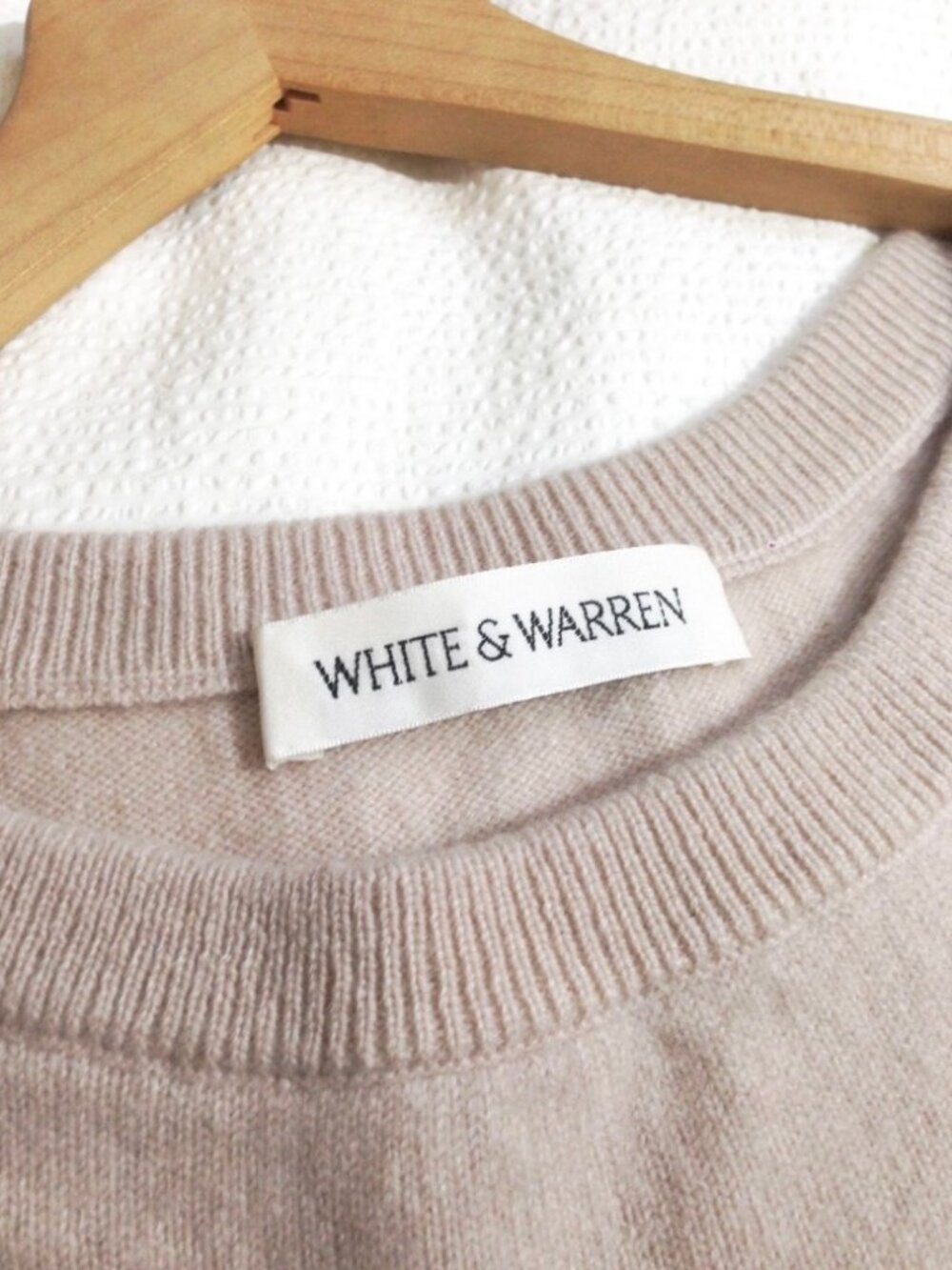 White & Warren Cashmere Off Shoulder Top Sample - Small - NWT - Picture 2 of 6